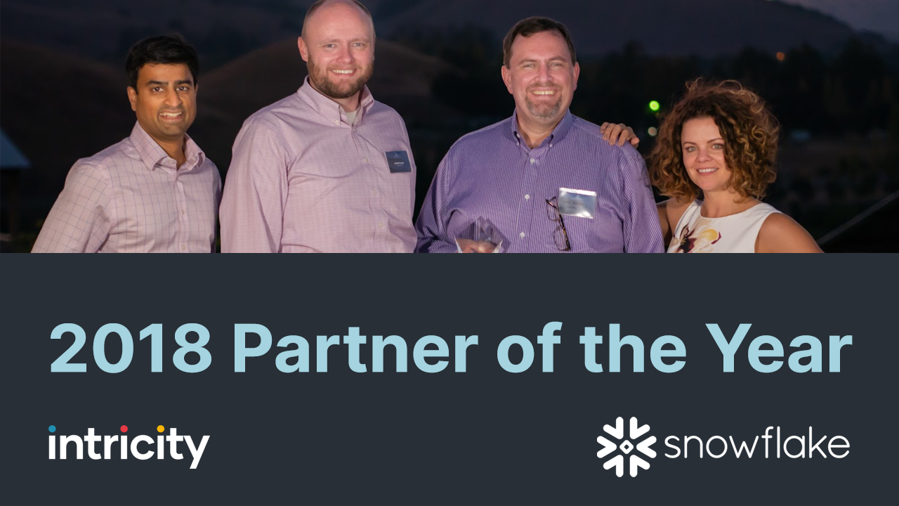 Intricity Wins a Snowflake Partner of the Year Award