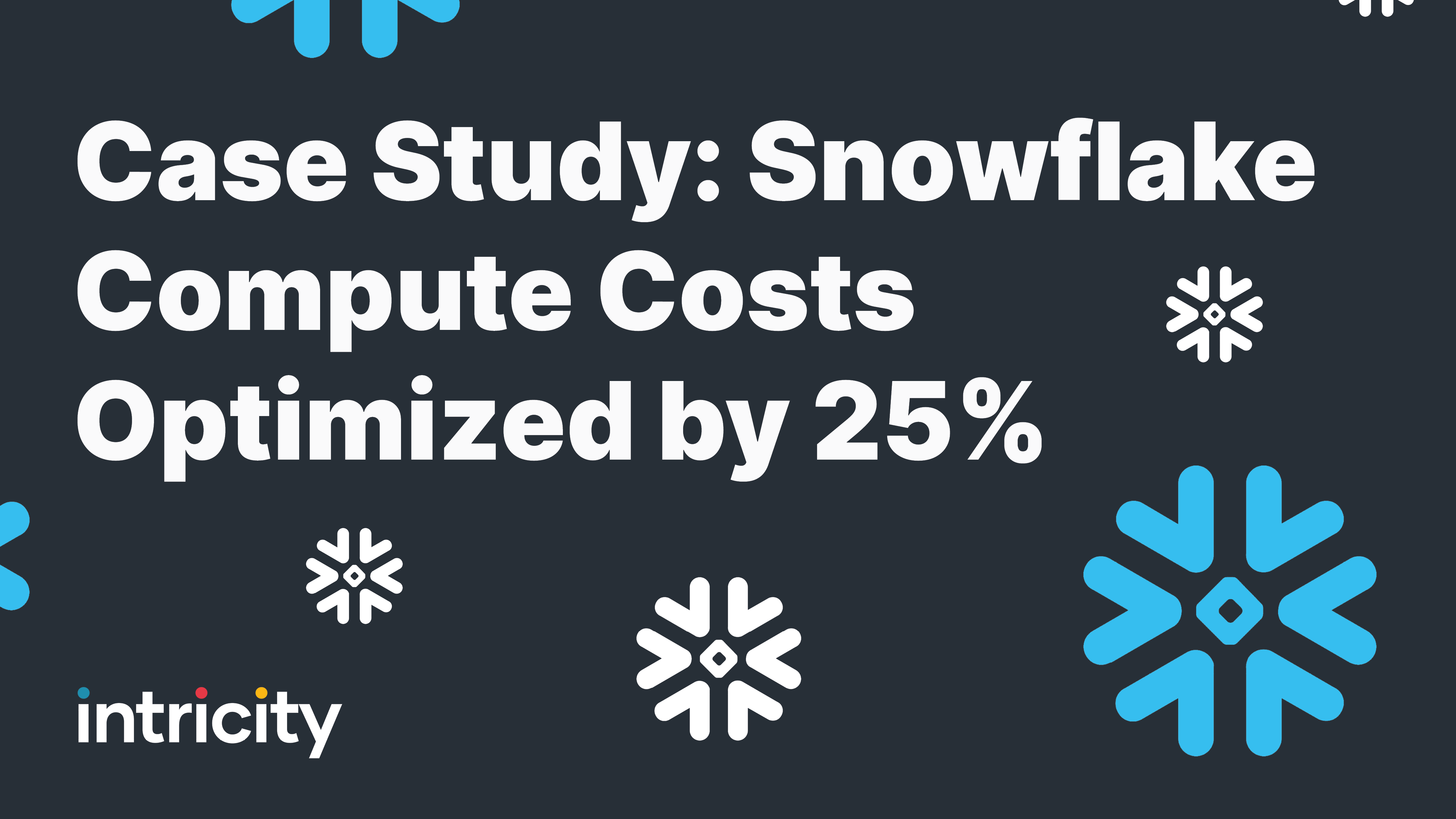 Case Study: Snowflake Compute Costs Optimized by 25%