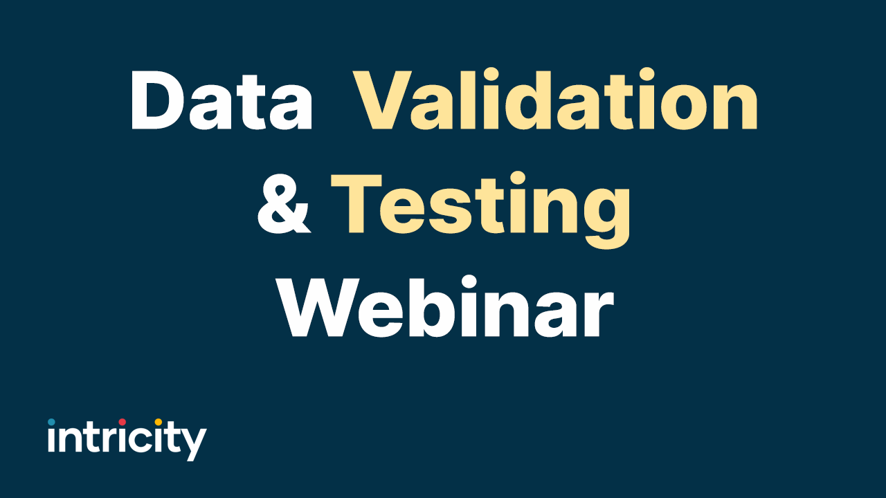 Data Validation & Testing Webinar
