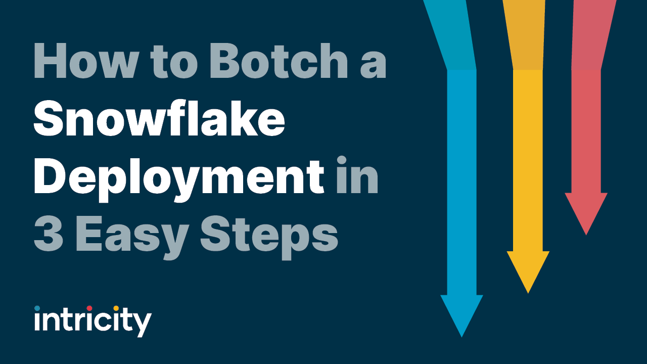 How to Botch a Snowflake Deployment in 3 Easy Steps