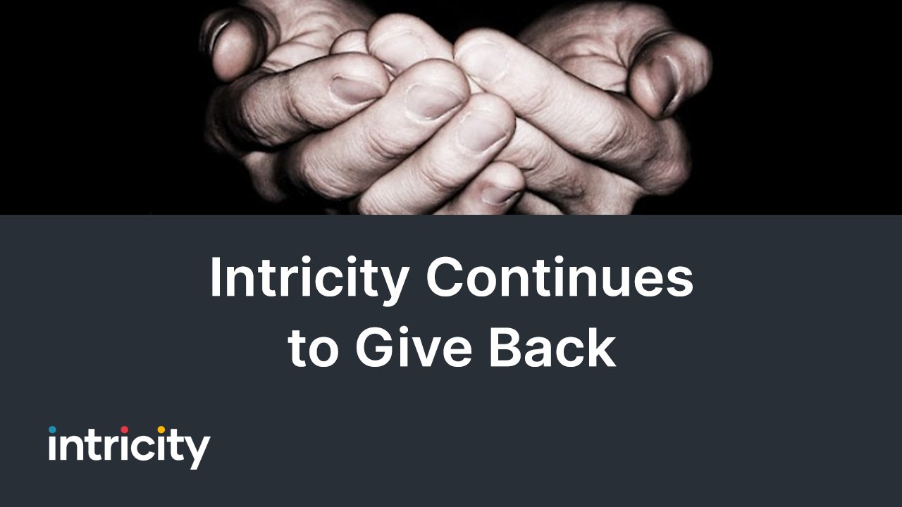 Intricity Continues To Give Back